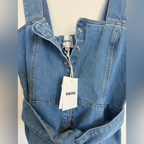 NANUSHKA Kaiko Top 90’s Blue Size S - Picture 5 of 14